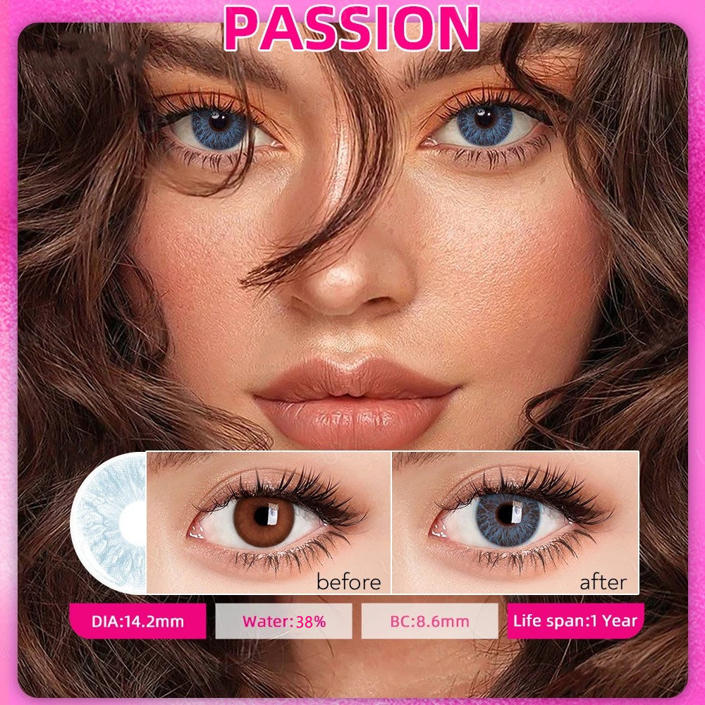 Morningcon C2 Colored Contact Lenses For Eyes Half Yearly 2pcs