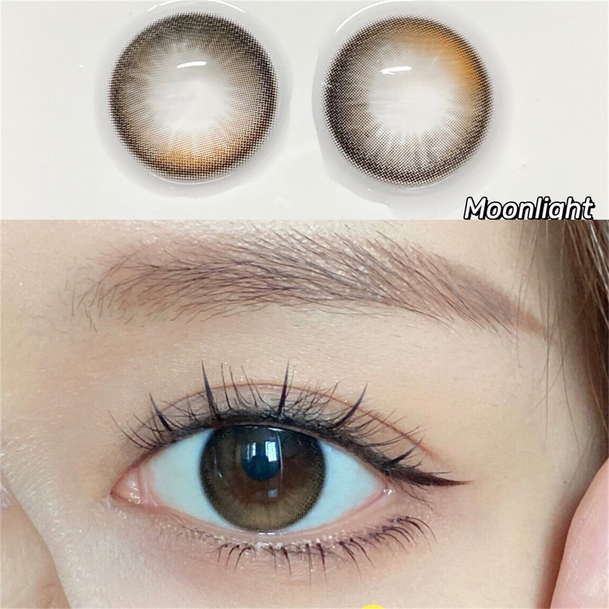 Morningcon Sunday Colored Contact Lenses For Eyes Half Yearly 2pcs