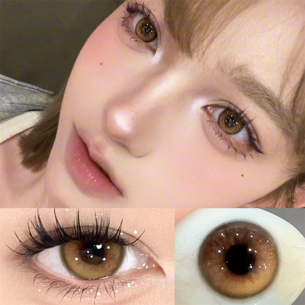 Morningcon Squash Violet Colored Contact Lenses For Eyes Half Yearly 2pcs