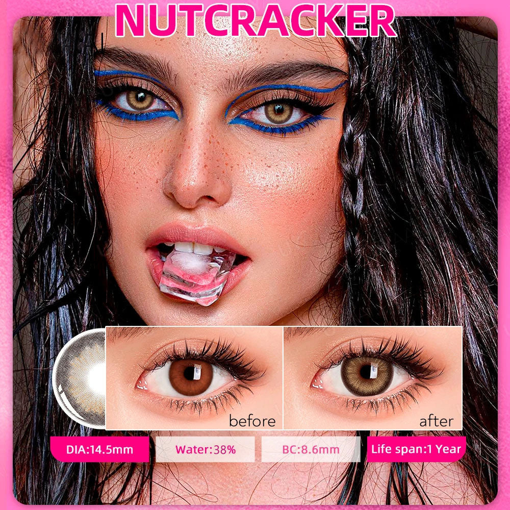 Morningcon swan-F26 Colored Contact Lenses For Eyes Half Yearly 2pcs