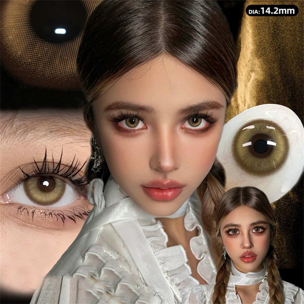 Morningcon San Francisco Colored Contact Lenses For Eyes Half Yearly 2pcs