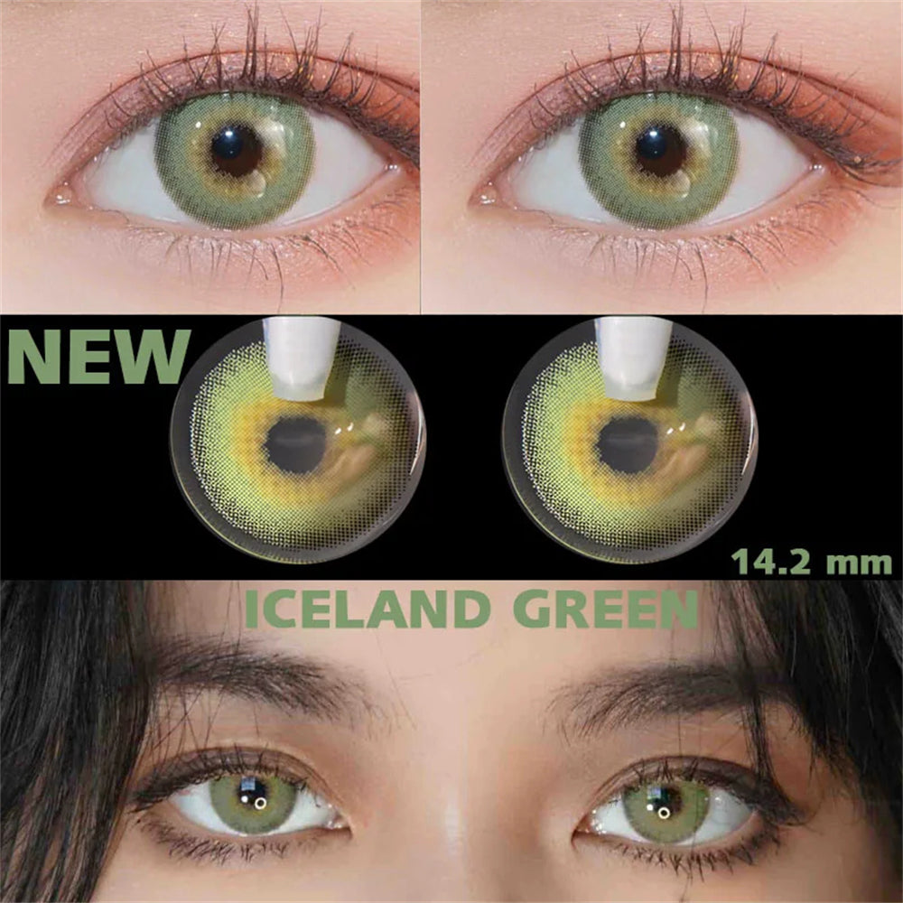 Morningcon land-Fa1 Colored Contact Lenses For Eyes Half Yearly 2pcs
