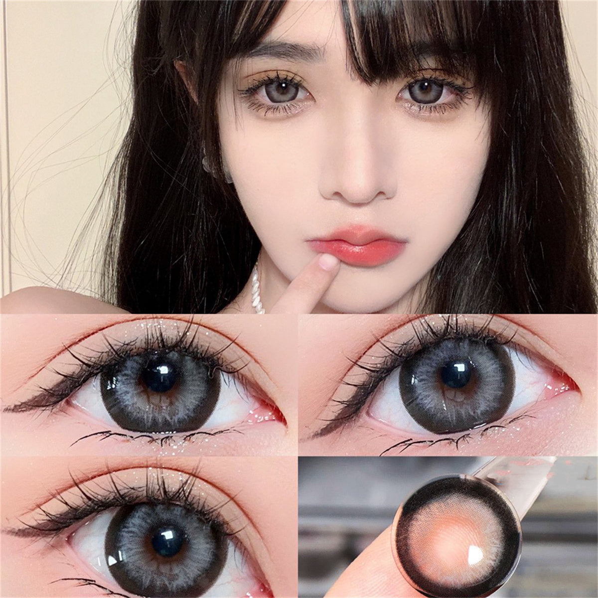 Morningcon Zurich Green Colored Contact Lenses For Eyes Half Yearly 2pcs