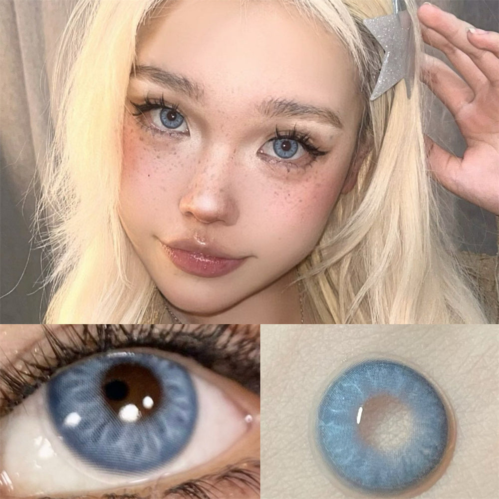Morningcon Saber ice Colored Contact Lenses For Eyes Half Yearly 2pcs