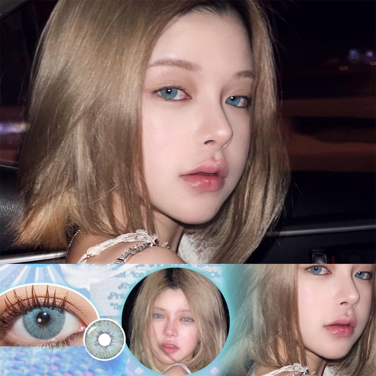 Morningcon New York Colored Contact Lenses For Eyes Half Yearly 2pcs