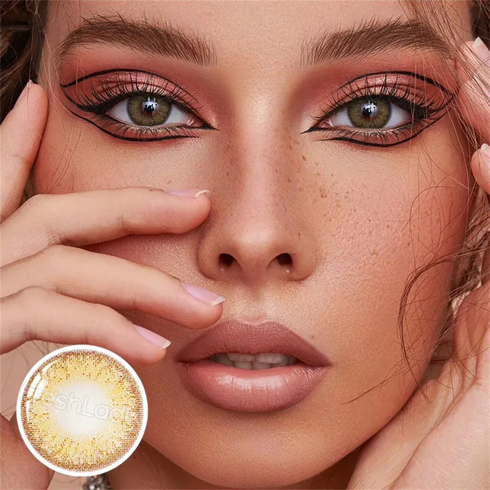 Morningcon Little Wildcat Colored Contact Lenses For Eyes Half Yearly 2pcs