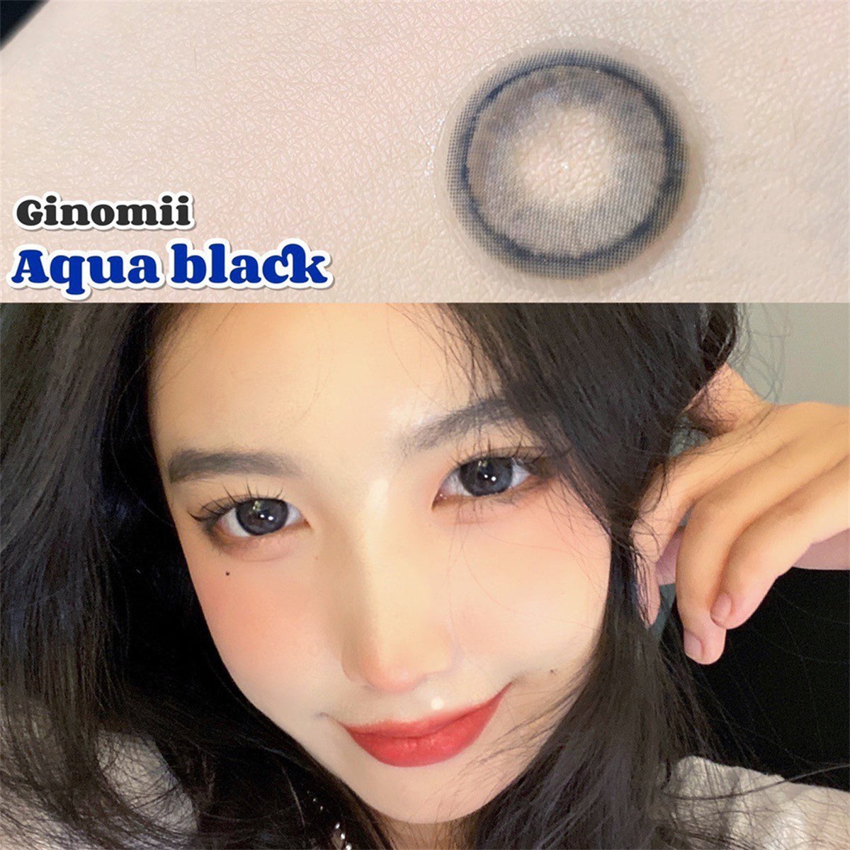 Morningcon Glass Whale Colored Contact Lenses For Eyes Half Yearly 2pcs
