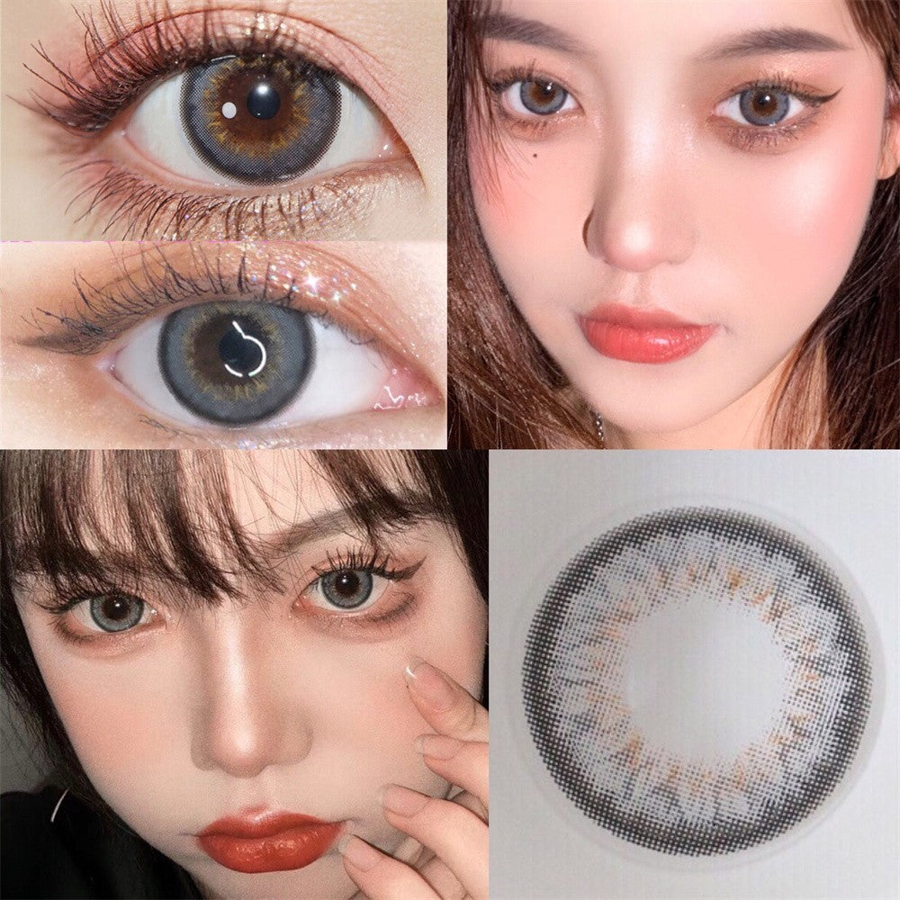 Morningcon Santo ash Colored Contact Lenses For Eyes Half Yearly 2pcs