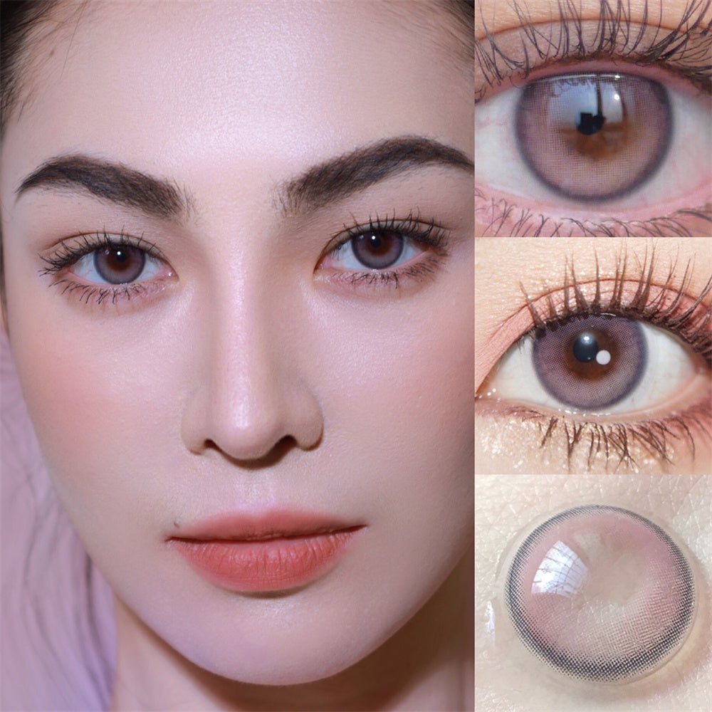 Morningcon Little light bulbs Colored Contact Lenses For Eyes Half Yearly 2pcs