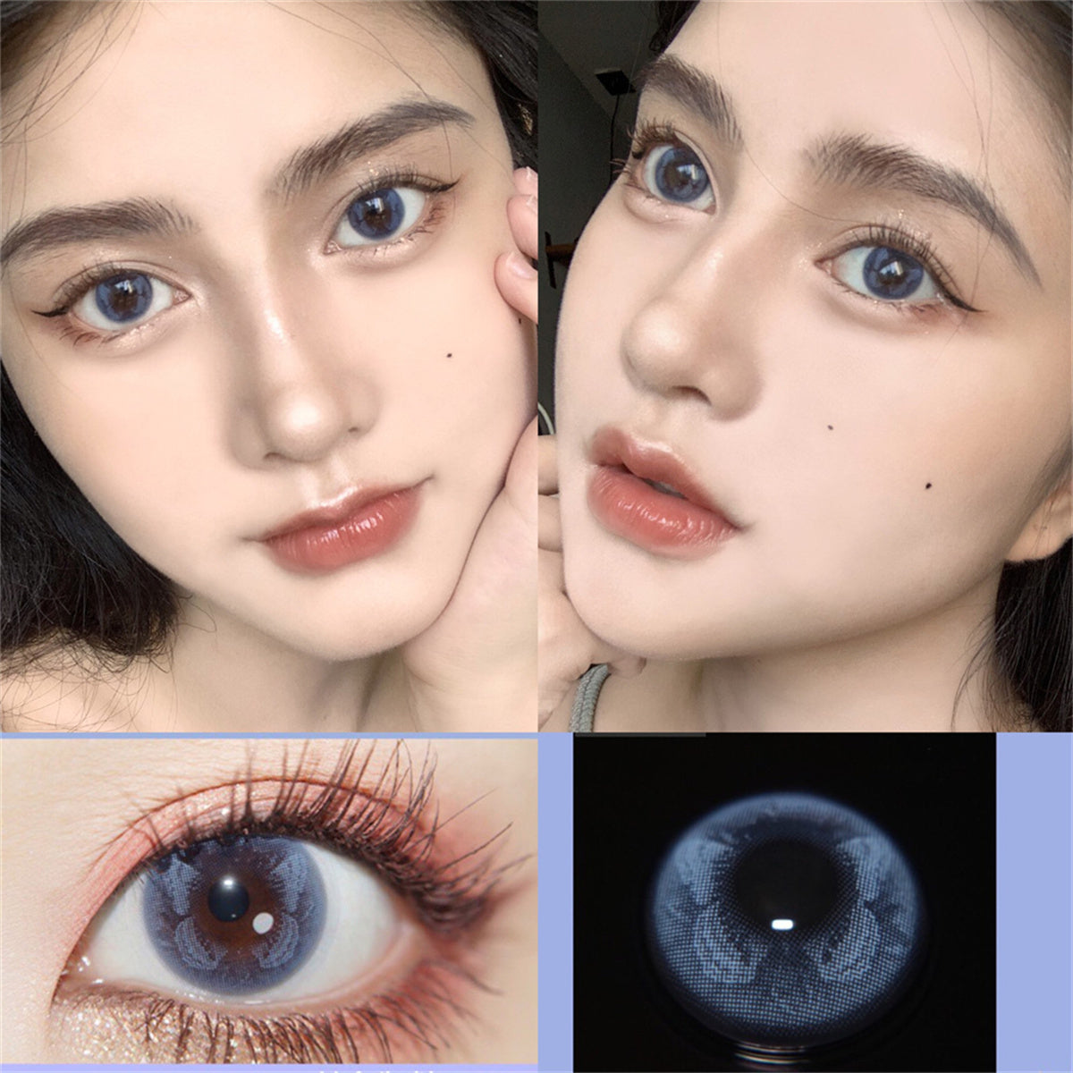 Morningcon Cryptopteryx Colored Contact Lenses For Eyes Half Yearly 2pcs