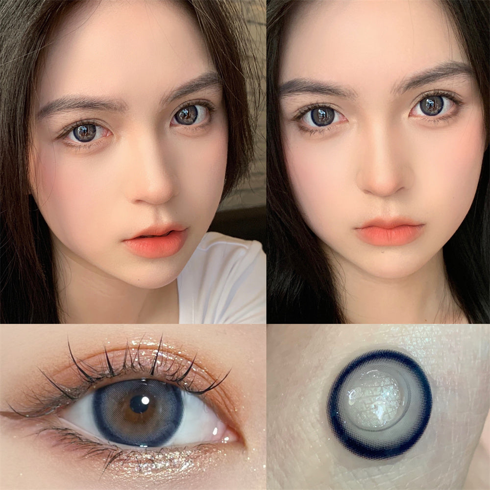 Morningcon Leah Sea Salt Colored Contact Lenses For Eyes Half Yearly 2pcs