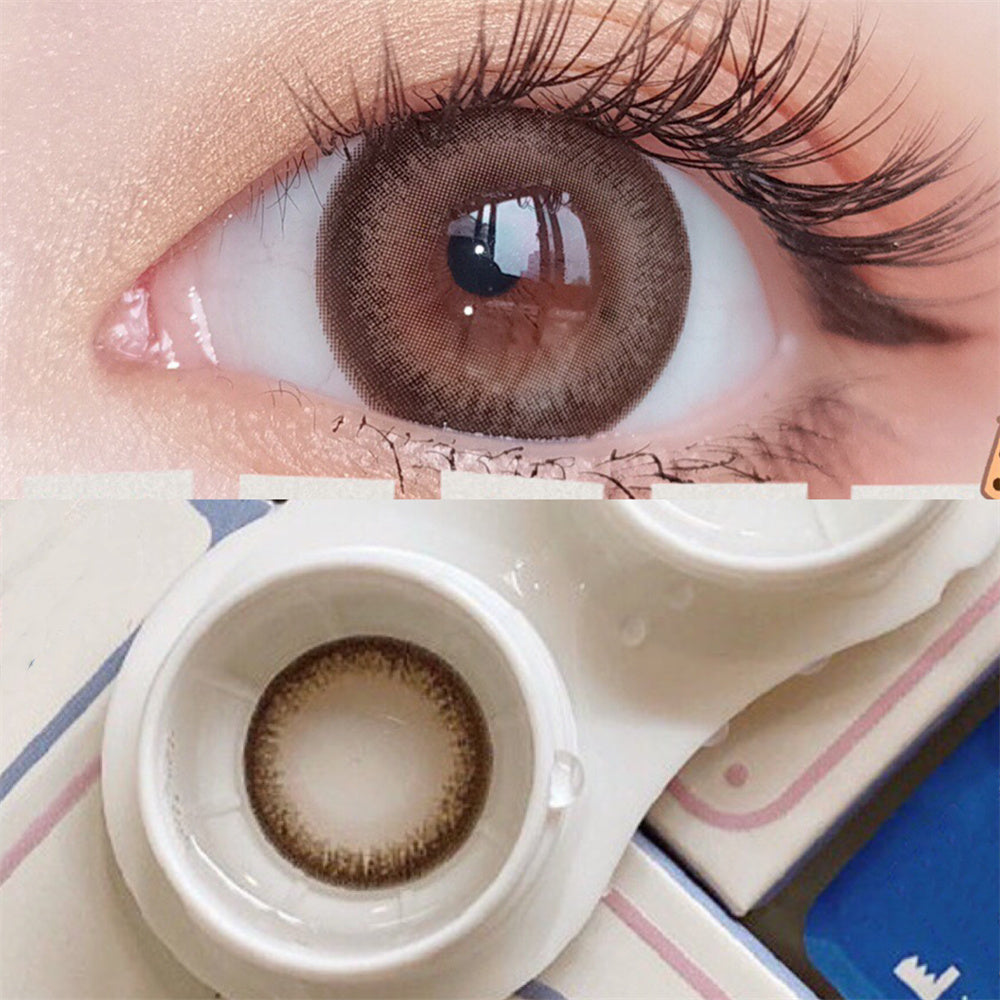 Morningcon Dorayaki Colored Contact Lenses For Eyes Half Yearly 2pcs