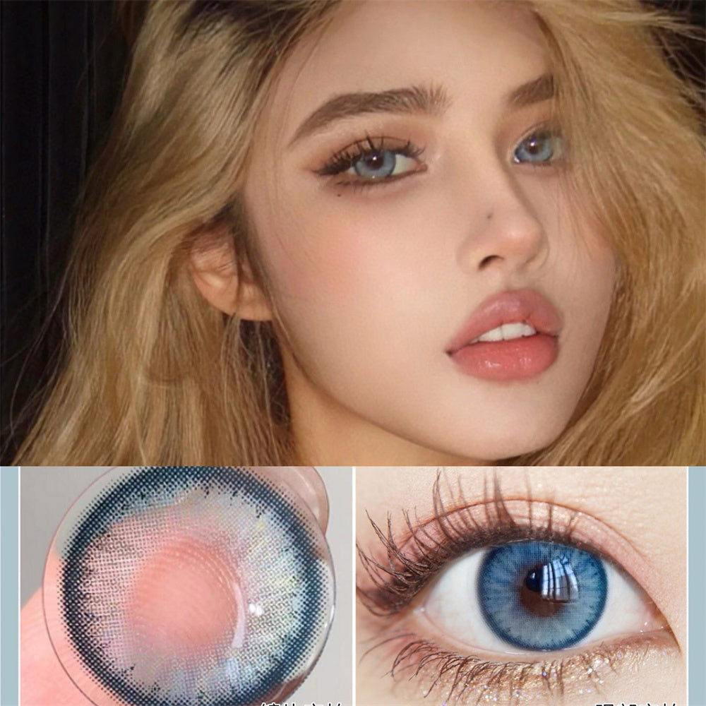 Morningcon North Sea Silver Beach Colored Contact Lenses For Eyes Half Yearly 2pcs