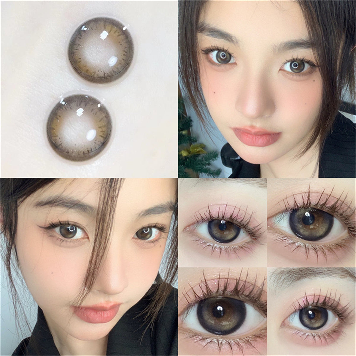 Morningcon Sweet Potato Jelly Colored Contact Lenses For Eyes Half Yearly 2pcs