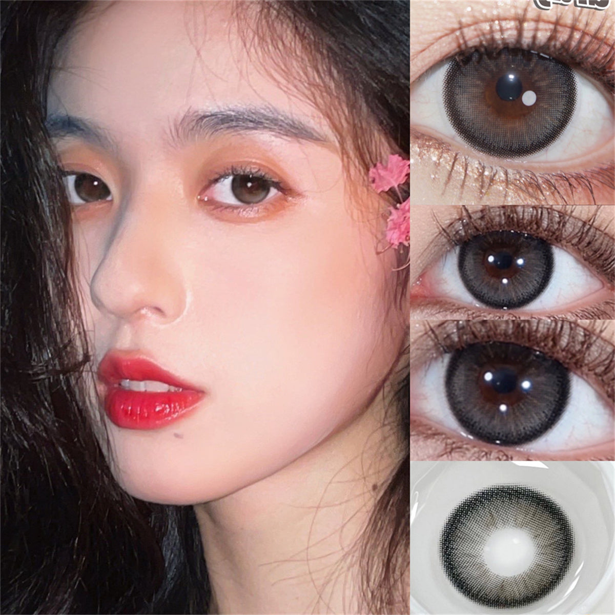 Morningcon Yuan Qi stewed eggs Colored Contact Lenses For Eyes Half Yearly 2pcs
