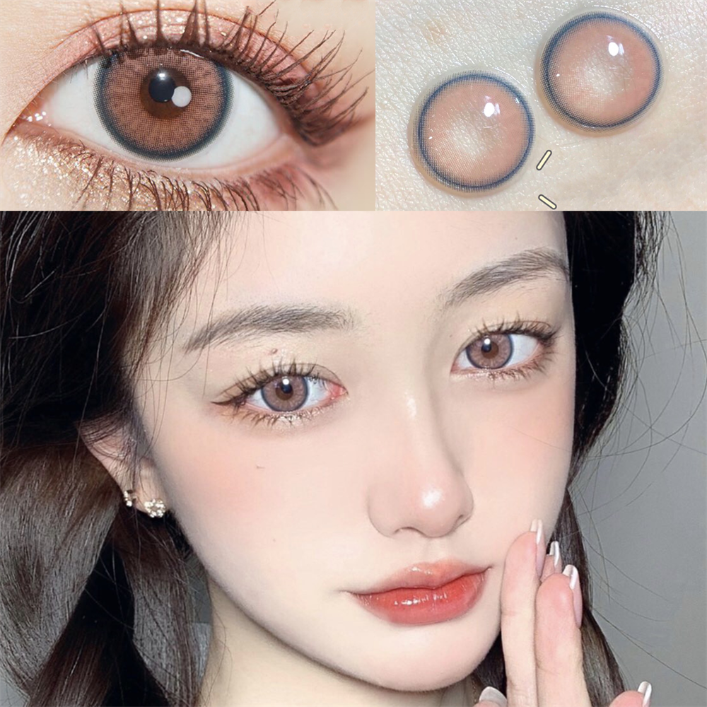 Morningcon Pears Colored Contact Lenses For Eyes Half Yearly 2pcs