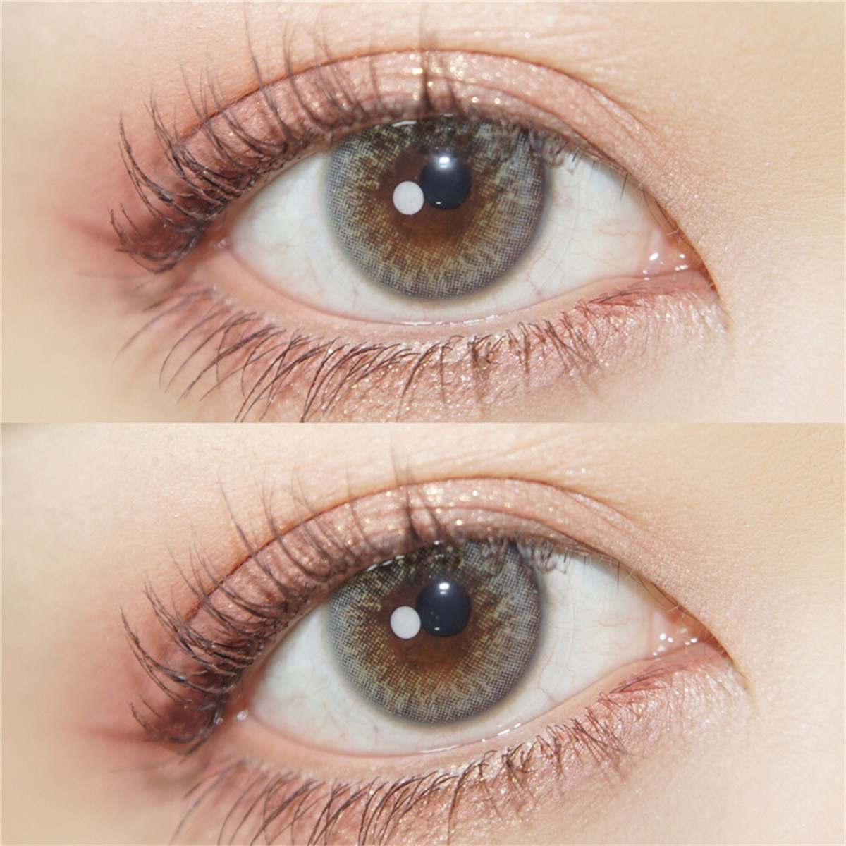 Morningcon Iris Colored Contact Lenses For Eyes Half Yearly 2pcs