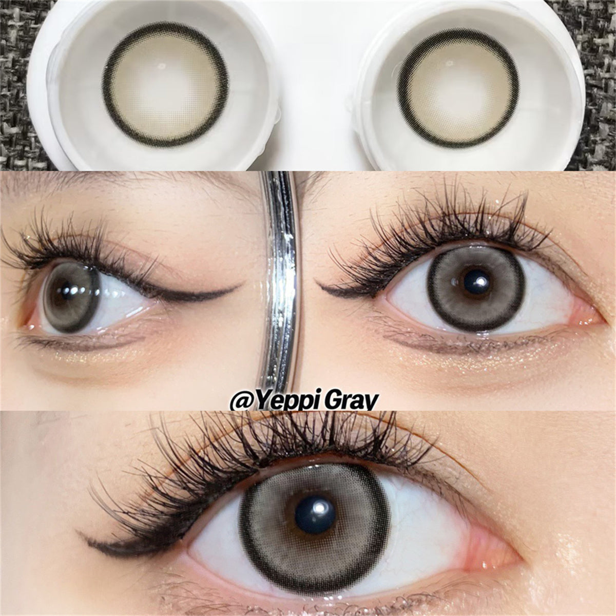 Morningcon Kim Rimi Colored Contact Lenses For Eyes Half Yearly 2pcs