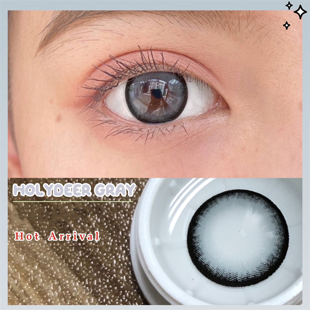 Morningcon Holy Deer Colored Contact Lenses For Eyes Half Yearly 2pcs