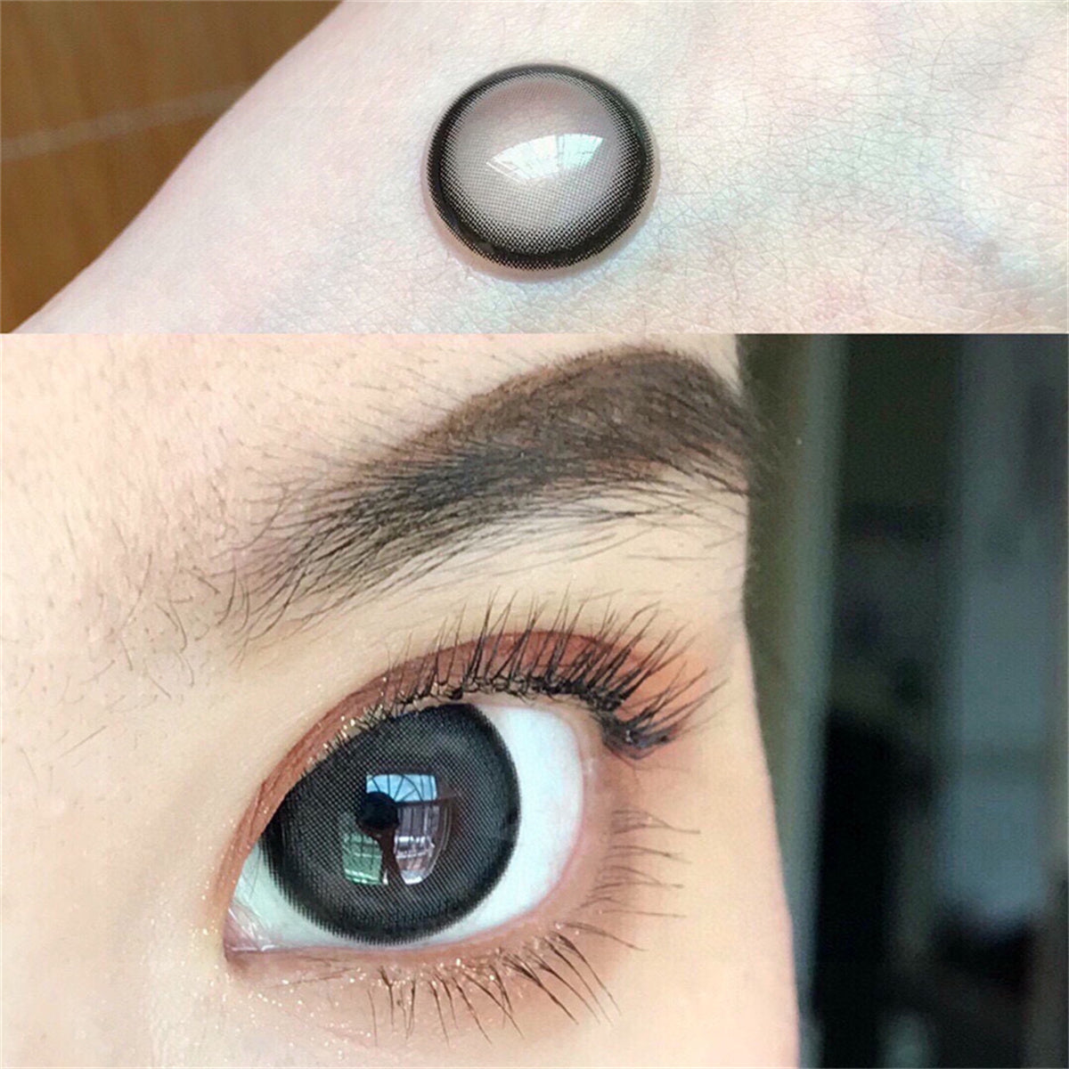 Morningcon Dance Lime Colored Contact Lenses For Eyes Half Yearly 2pcs