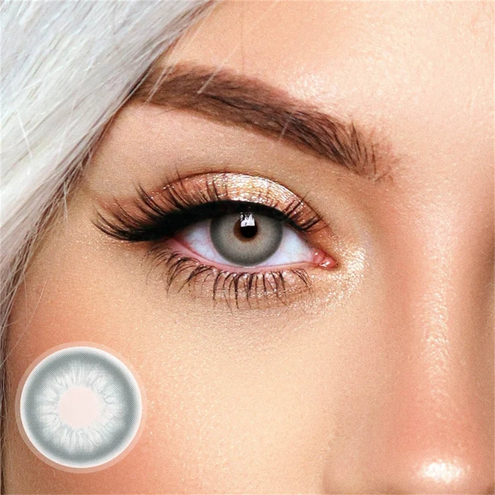 Morningcon Fa34 Colored Contact Lenses For Eyes Half Yearly 2pcs