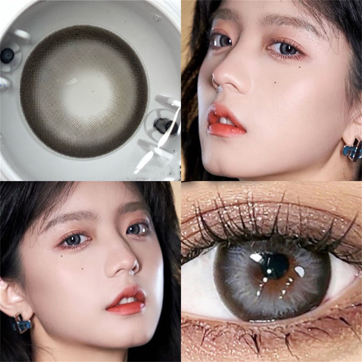 Morningcon Zurich Green Colored Contact Lenses For Eyes Half Yearly 2pcs