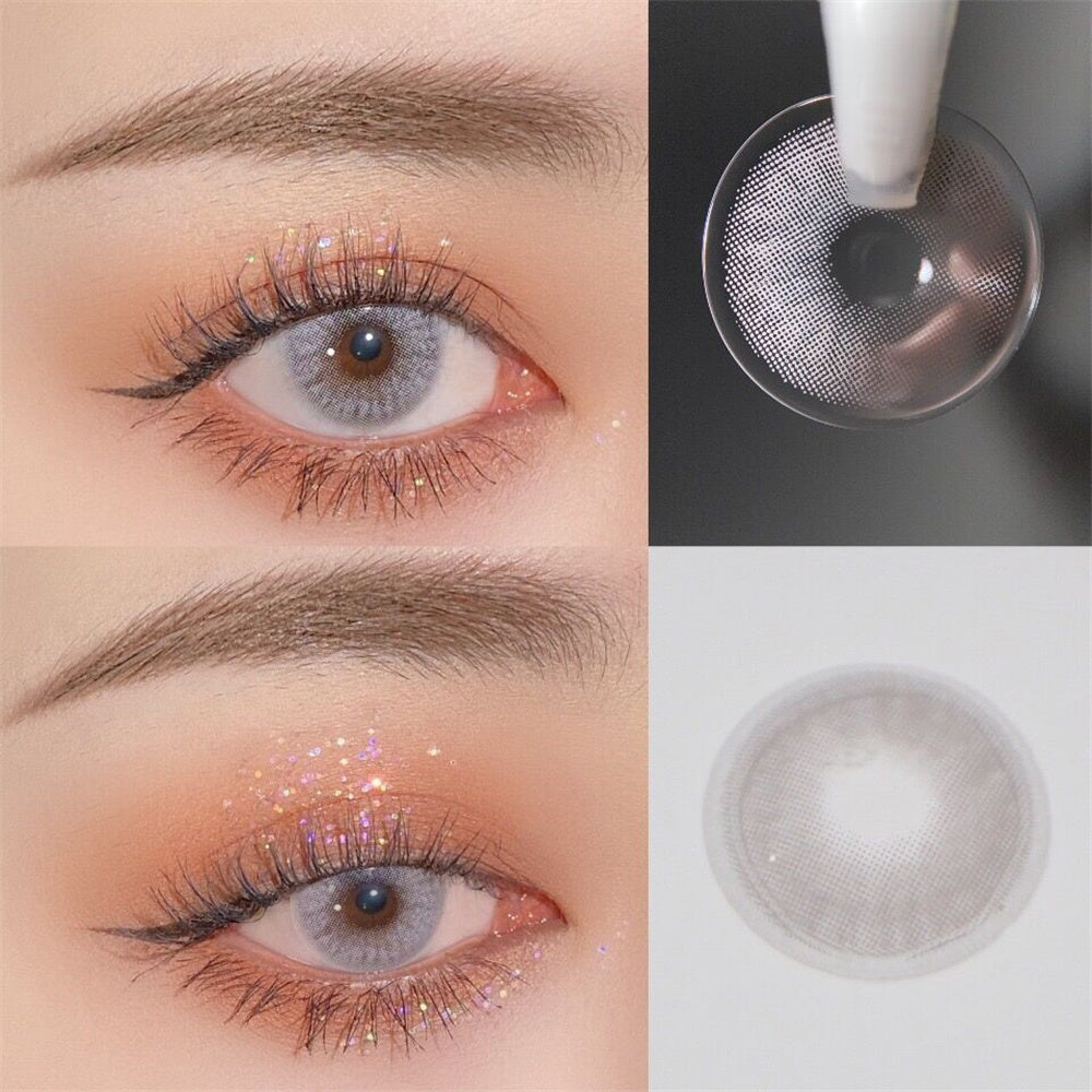 Morningcon Mickey Colored Contact Lenses For Eyes Half Yearly 2pcs