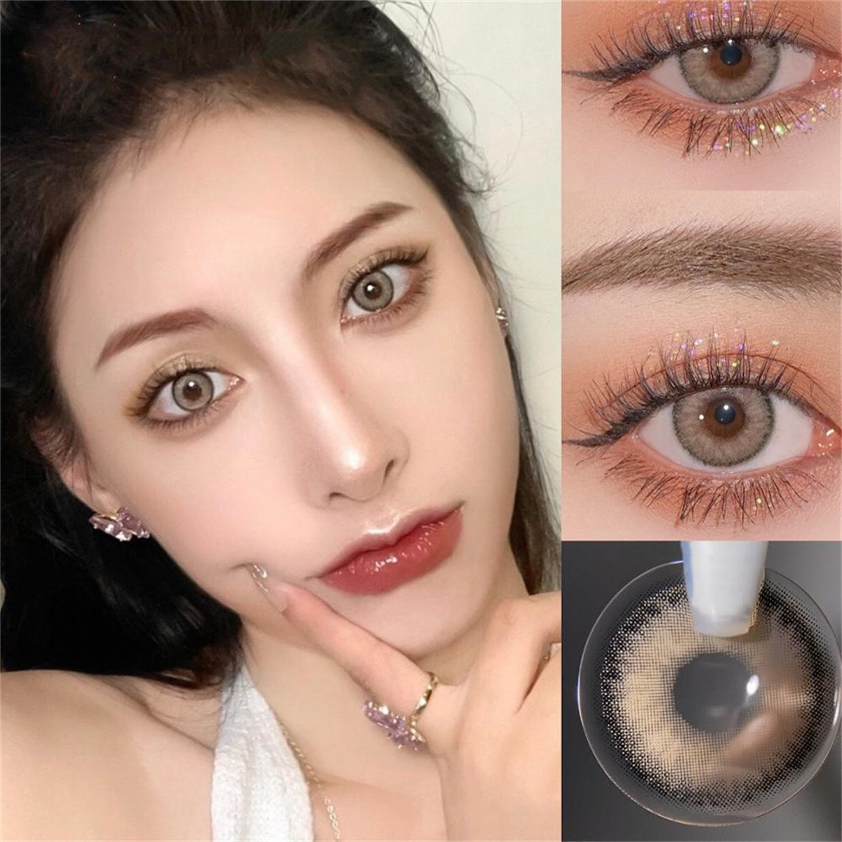 Morningcon Zhili Colored Contact Lenses For Eyes Half Yearly 2pcs