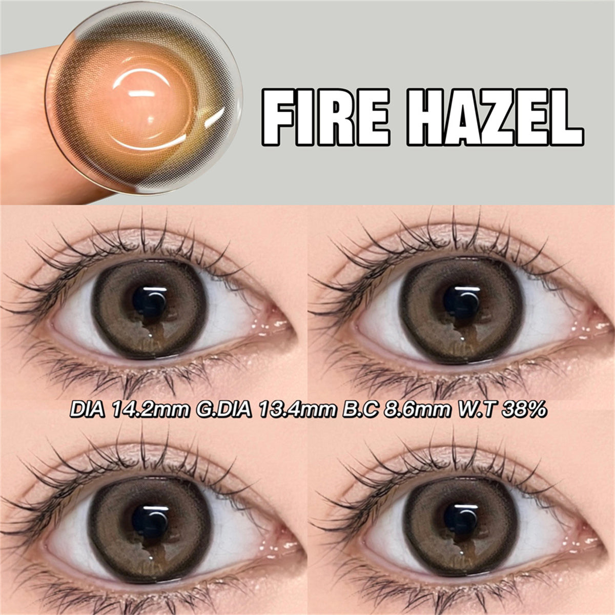 Morningcon Wind and rain Mandola Colored Contact Lenses For Eyes Half Yearly 2pcs