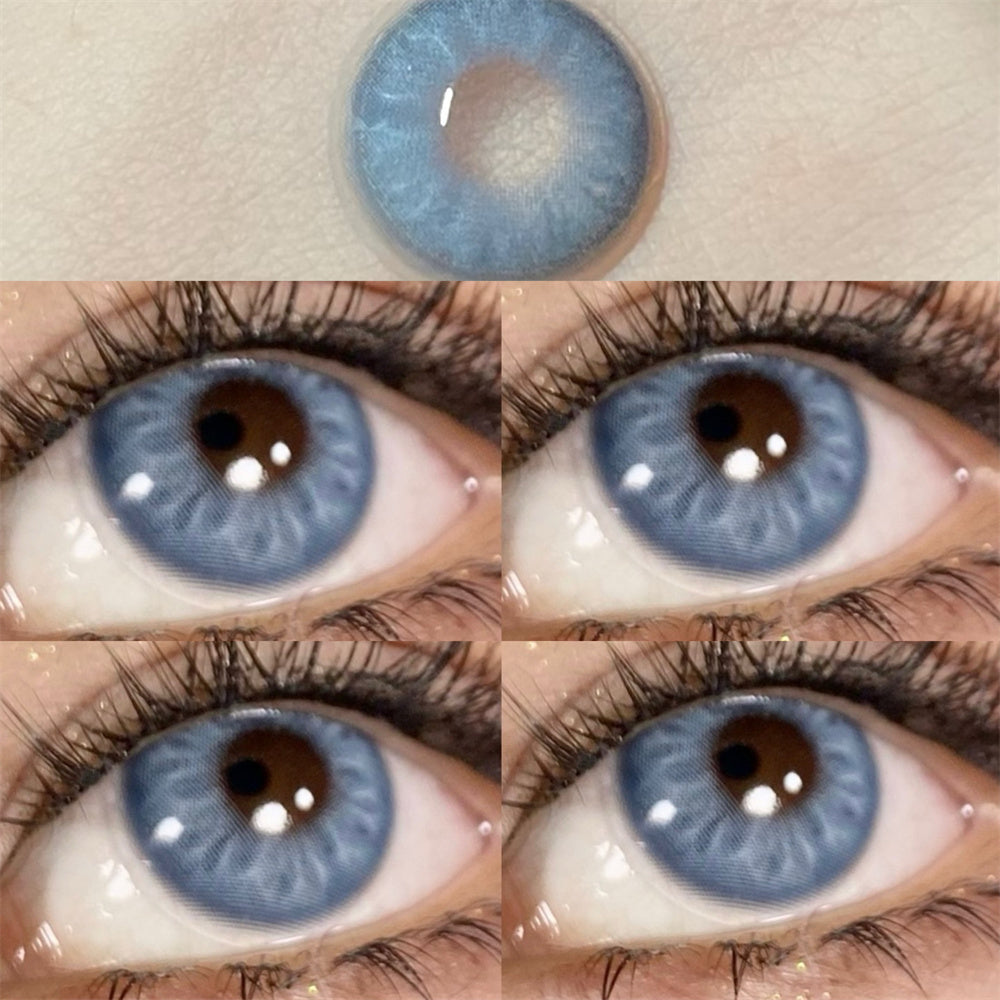 Morningcon Saber ice Colored Contact Lenses For Eyes Half Yearly 2pcs