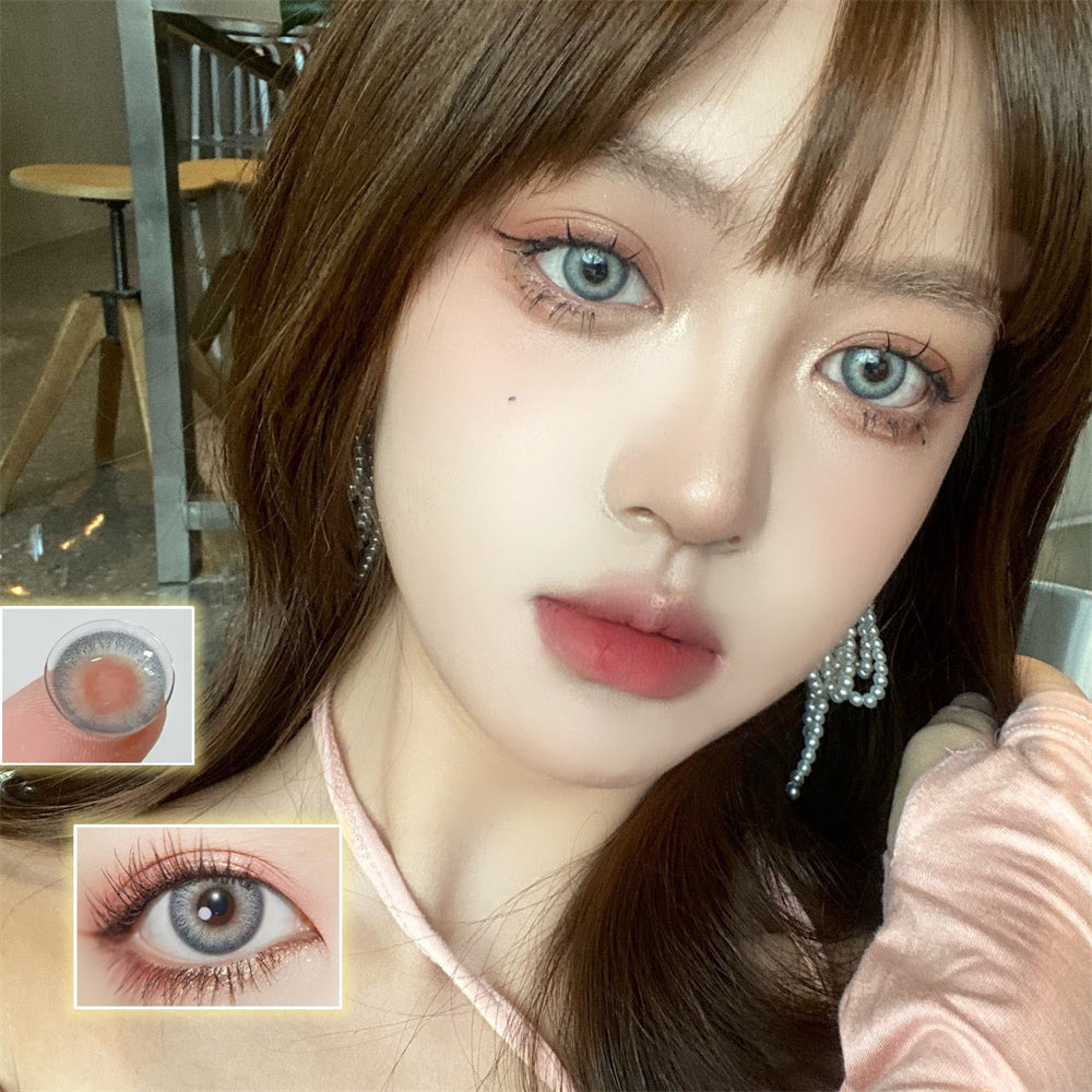 Morningcon Luring the cat Colored Contact Lenses For Eyes Half Yearly 2pcs