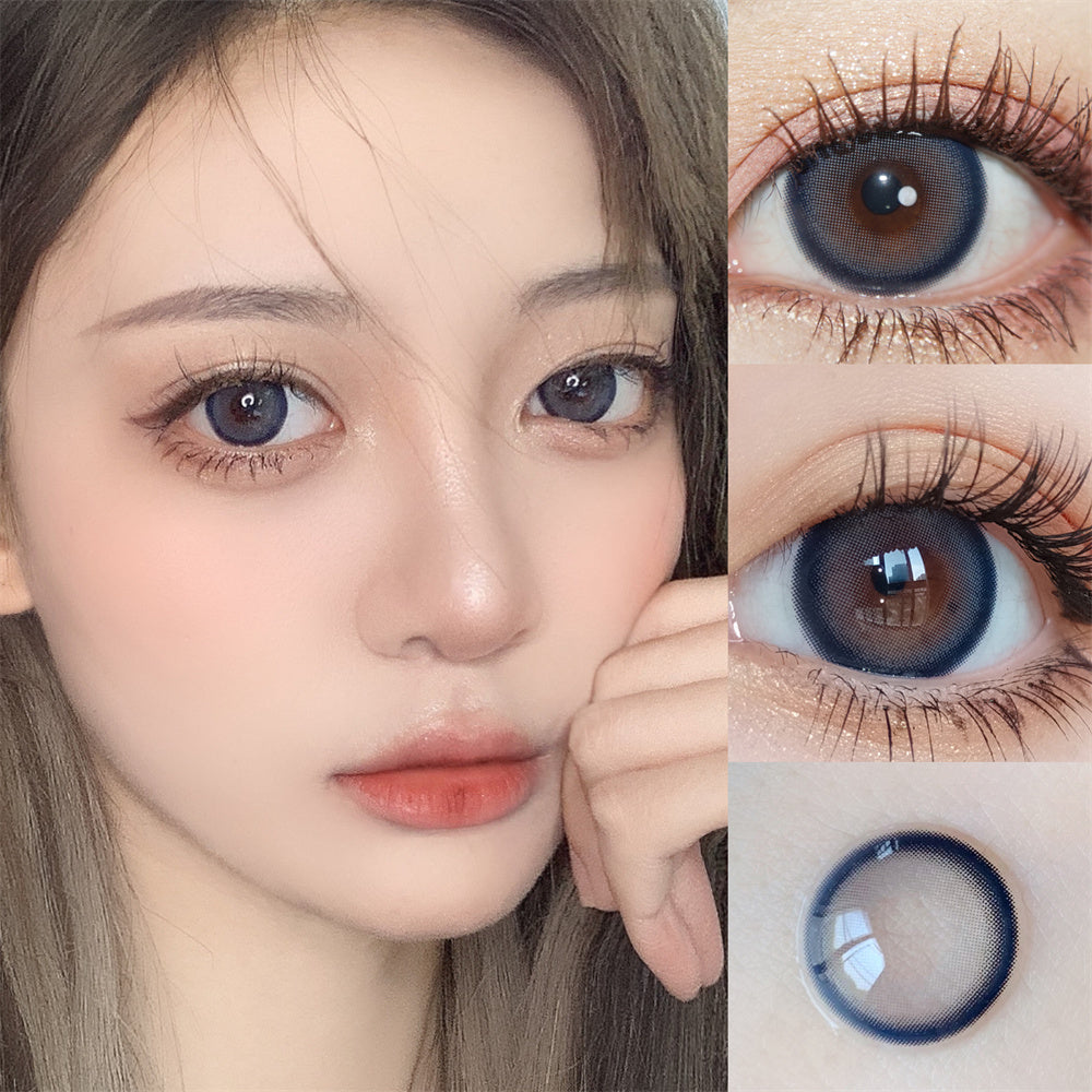 Morningcon Leah Sea Salt Colored Contact Lenses For Eyes Half Yearly 2pcs