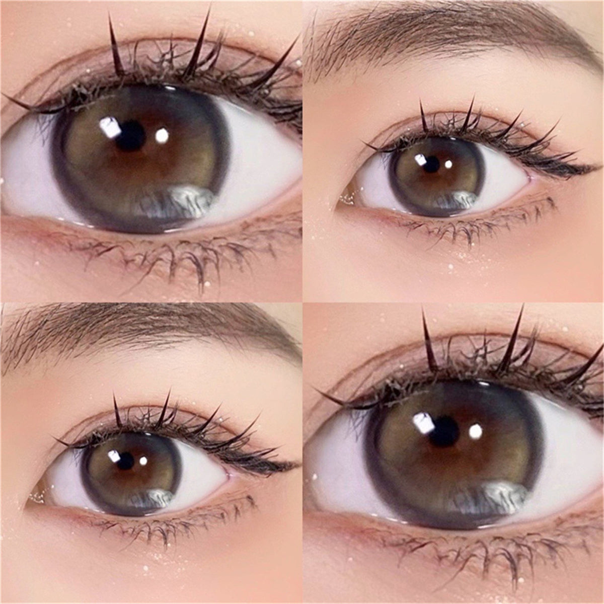 Morningcon Sweet Potato Jelly Colored Contact Lenses For Eyes Half Yearly 2pcs