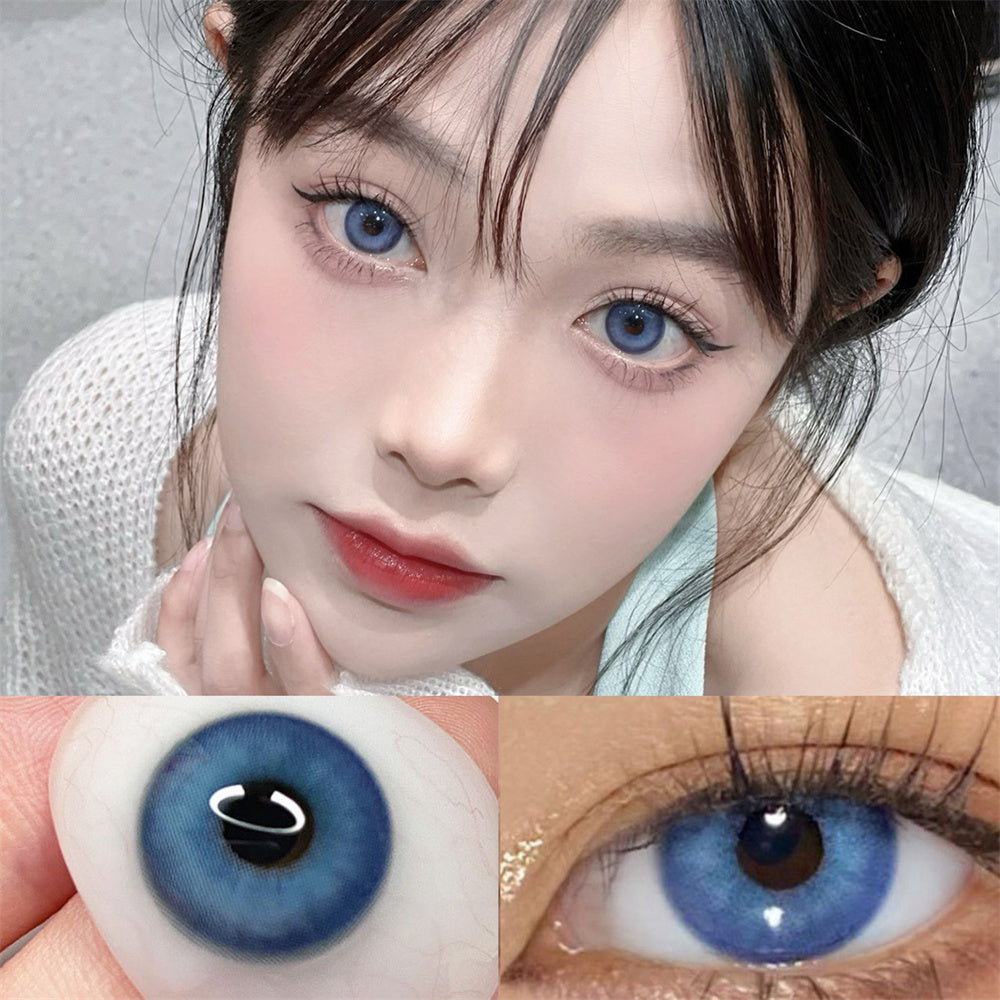 Morningcon Mysterious waters Colored Contact Lenses For Eyes Half Yearly 2pcs