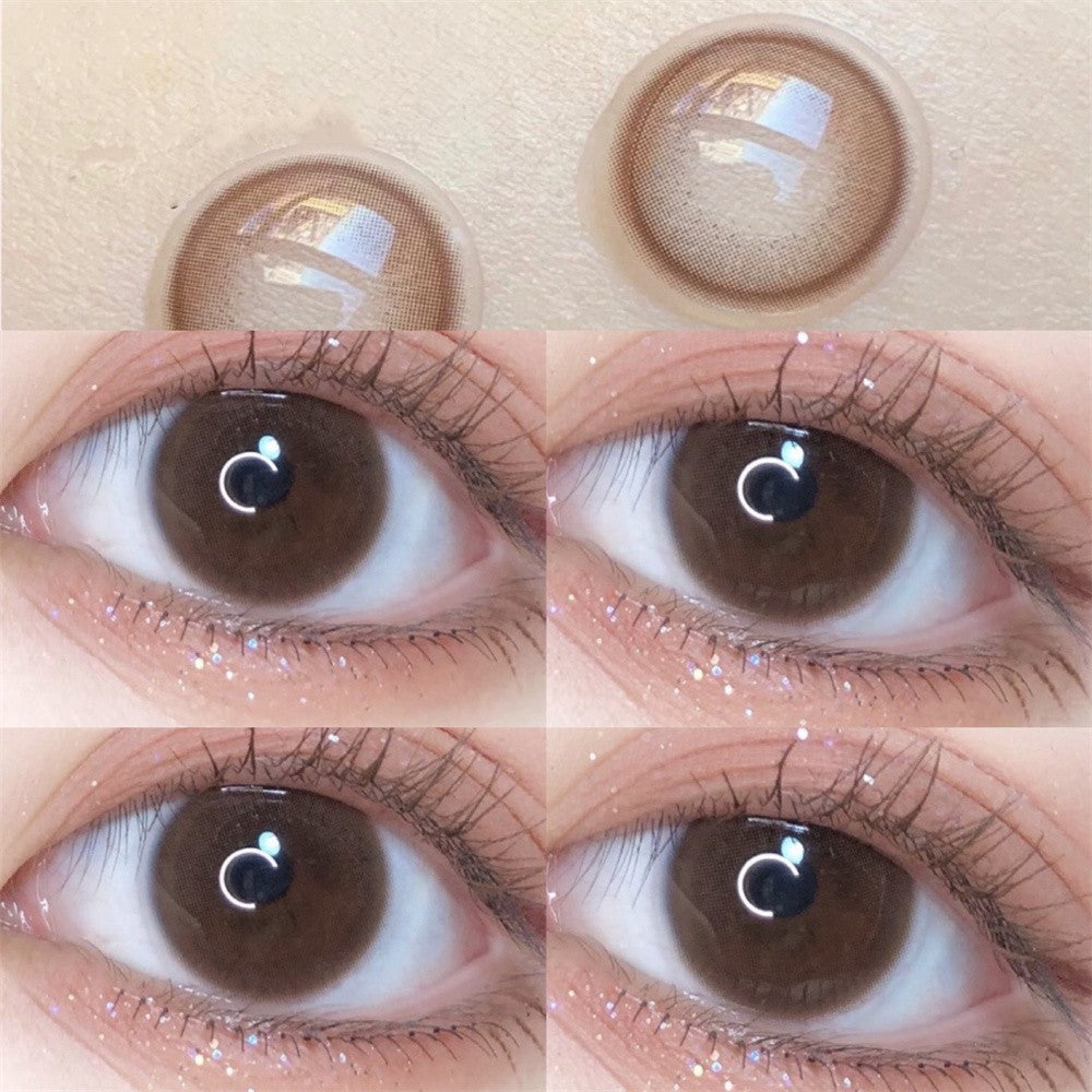 Morningcon Little fragrant wind Colored Contact Lenses For Eyes Half Yearly 2pcs