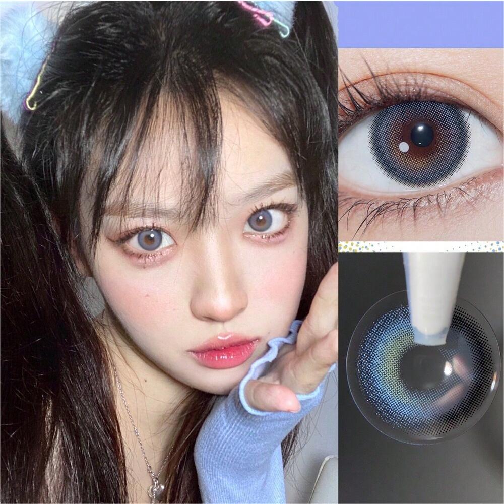 Morningcon Milk bag Colored Contact Lenses For Eyes Half Yearly