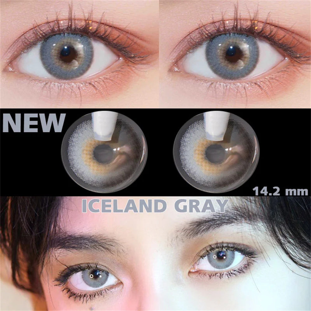Morningcon land-Fa1 Colored Contact Lenses For Eyes Half Yearly 2pcs