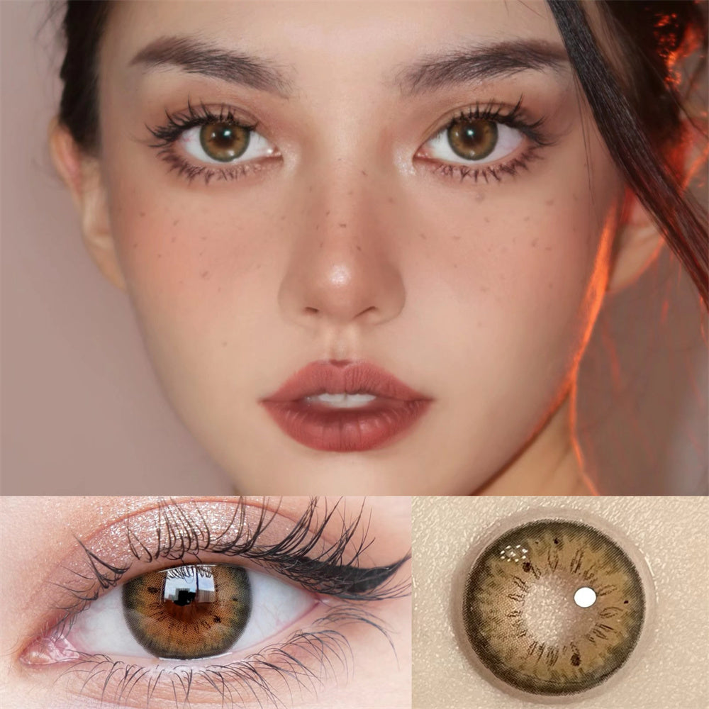 Morningcon Clara Colored Contact Lenses For Eyes Half Yearly 2pcs