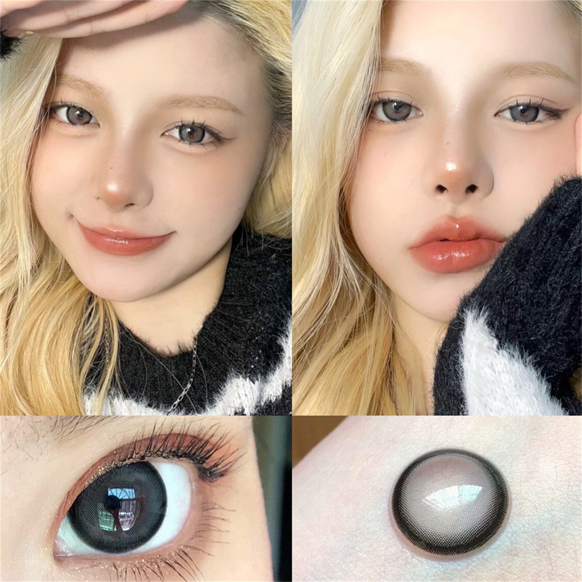 Morningcon Dance Lime Colored Contact Lenses For Eyes Half Yearly 2pcs