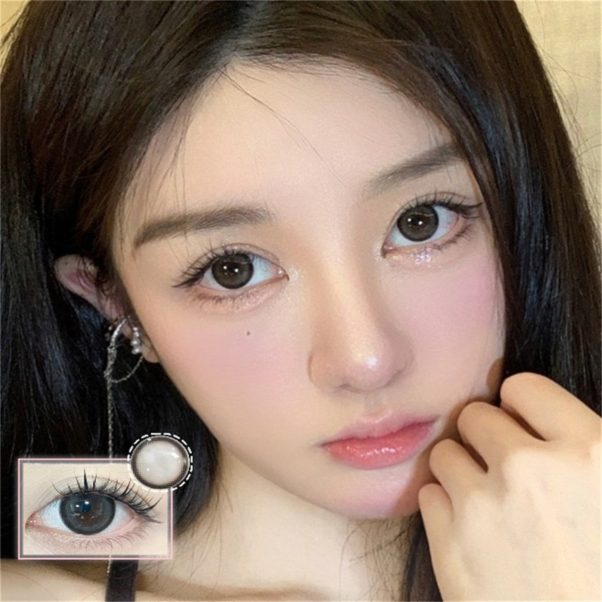 Morningcon Mu Li Colored Contact Lenses For Eyes Half Yearly 2pcs