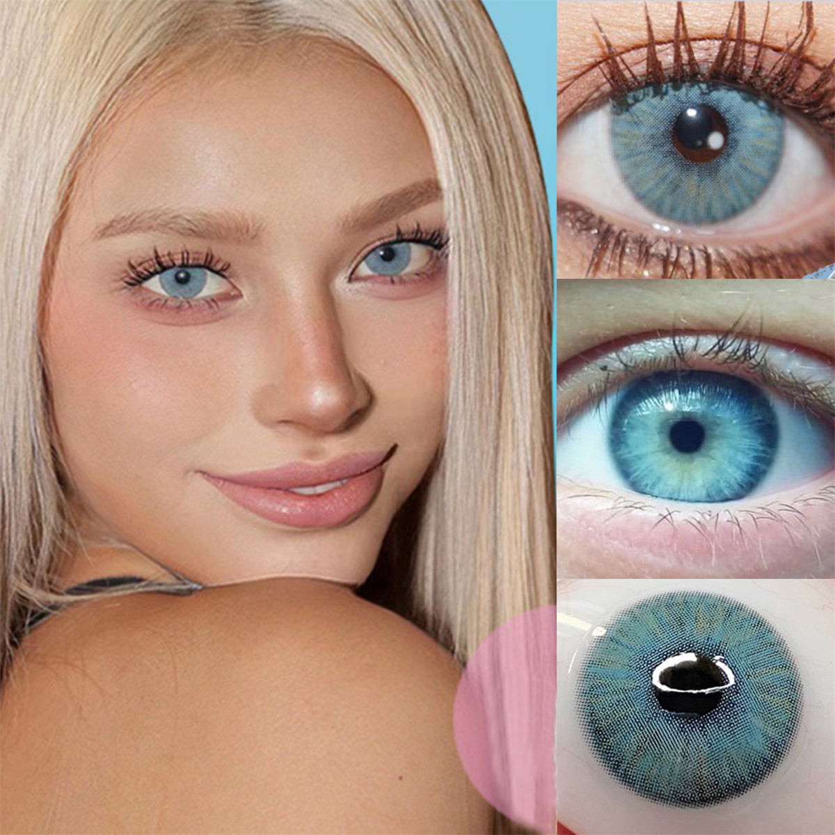 Morningcon New York Colored Contact Lenses For Eyes Half Yearly 2pcs