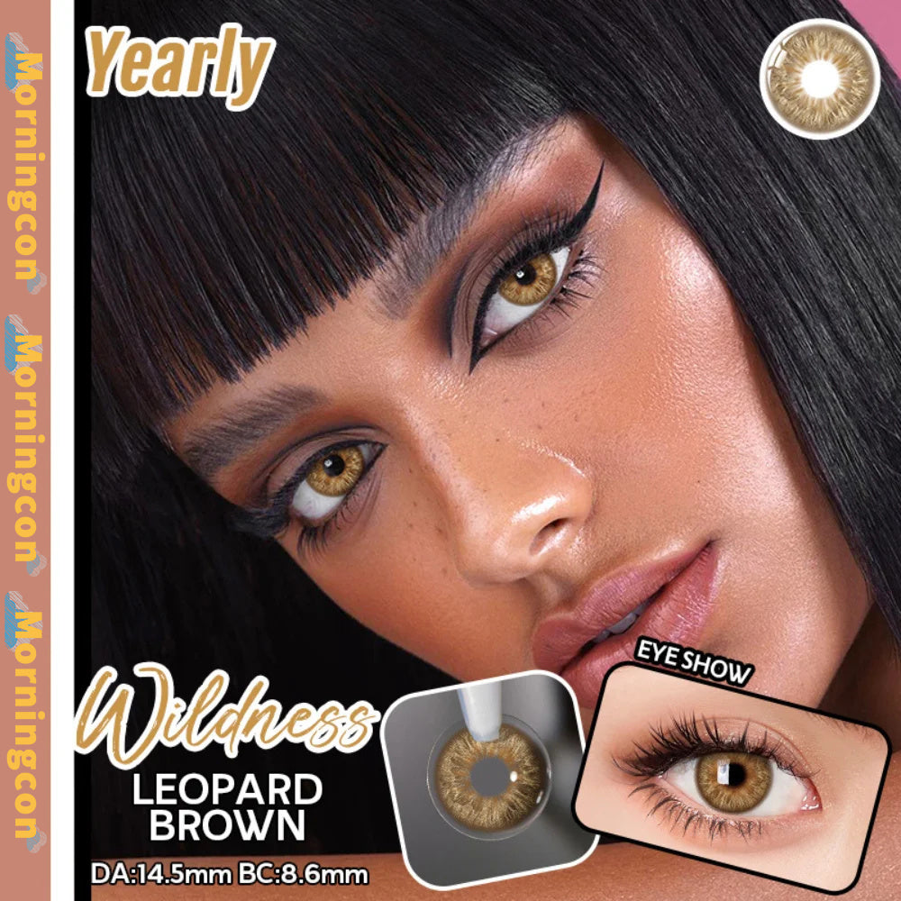 Morningcon wildness-F27 Colored Contact Lenses For Eyes Half Yearly 2pcs