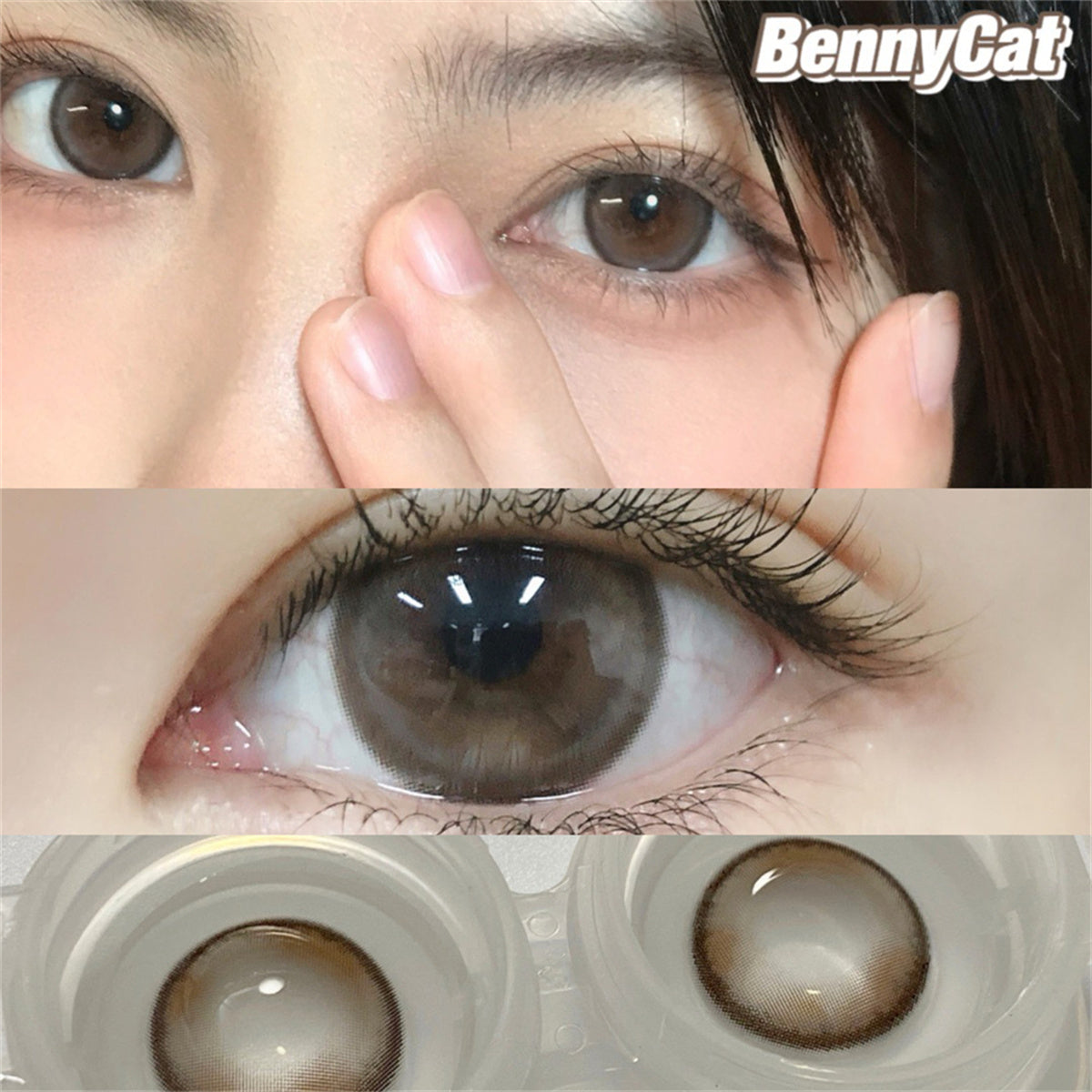 Morningcon Gummy bears Colored Contact Lenses For Eyes Half Yearly 2pcs