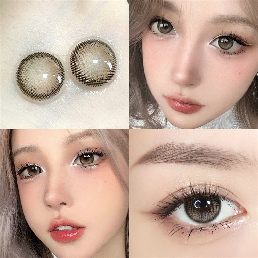 Morningcon Sesame Balls Colored Contact Lenses For Eyes Half Yearly 2pcs