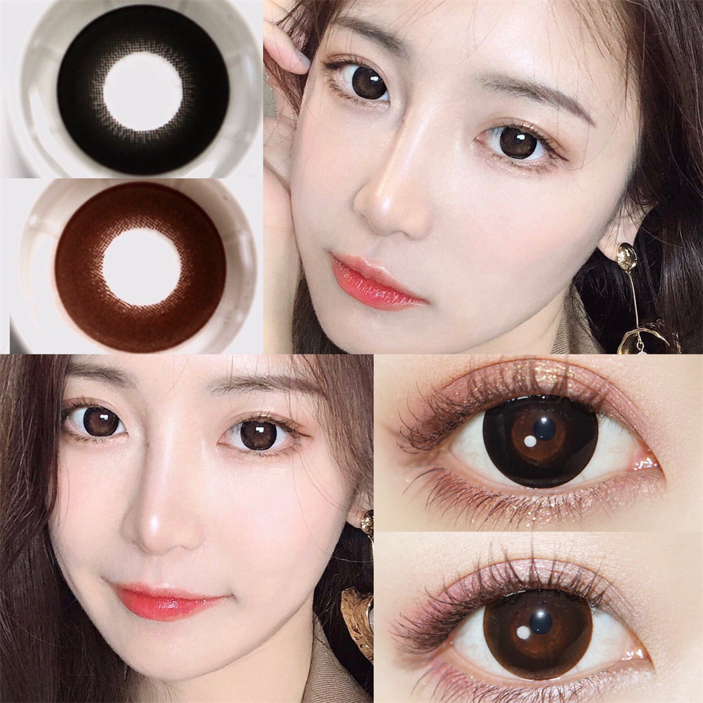Morningcon Giant rings Colored Contact Lenses For Eyes Half Yearly 2pcs