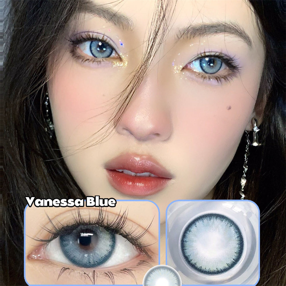 Morningcon North Sea Silver Beach Colored Contact Lenses For Eyes Half Yearly 2pcs