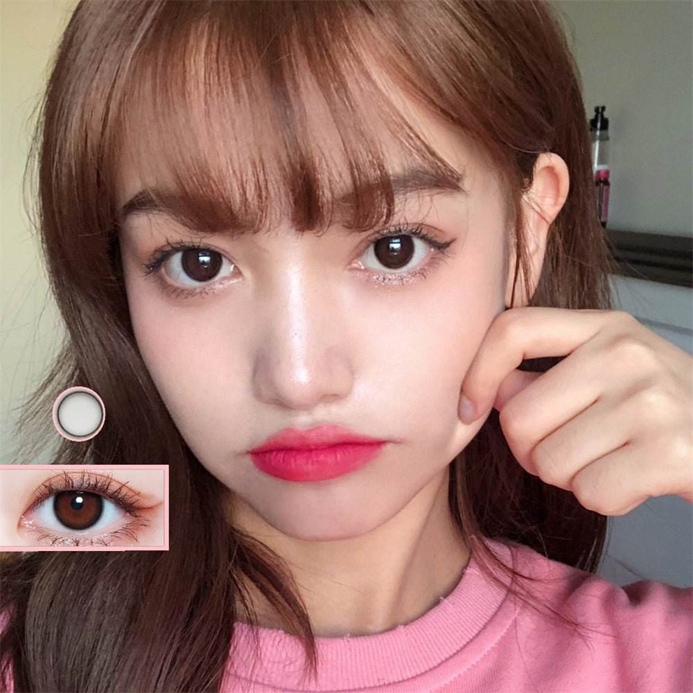 Morningcon Comic Eye Colored Contact Lenses For Eyes Half Yearly 2pcs