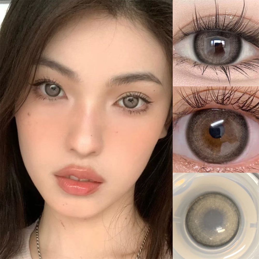 Morningcon Halos of water droplets Colored Contact Lenses For Eyes Half Yearly 2pcs