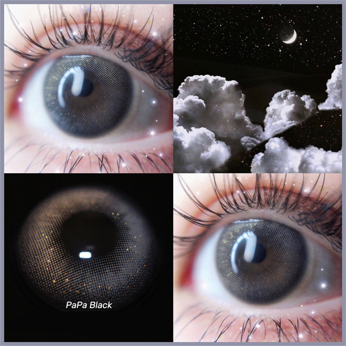 Morningcon Papa Colored Contact Lenses For Eyes Half Yearly 2pcs