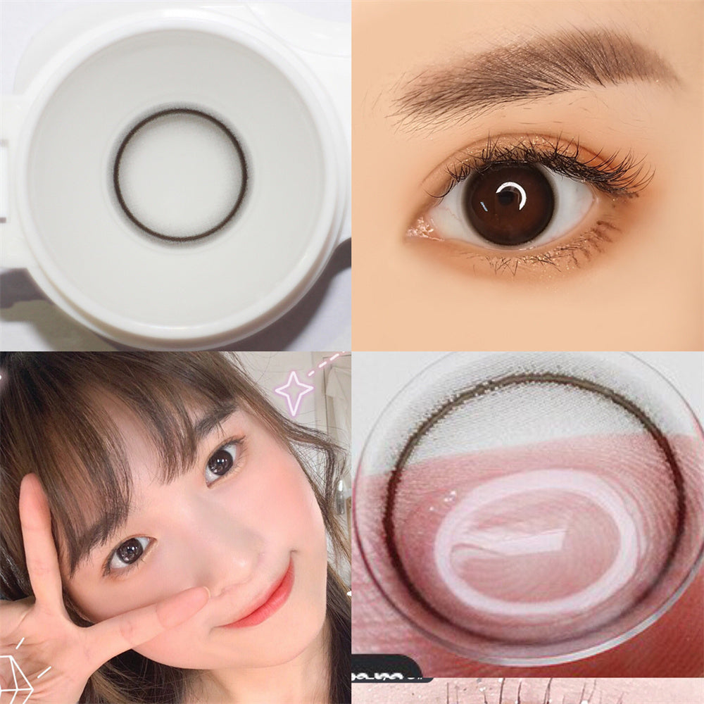 Morningcon Comic Eye Colored Contact Lenses For Eyes Half Yearly 2pcs
